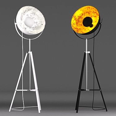 Elegant Zuma Line Floor Lamp 3D model image 1 