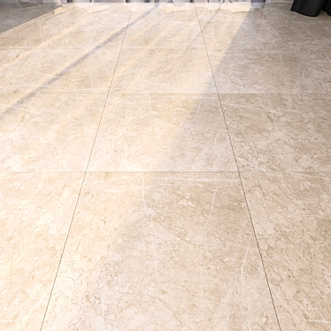 Luxury Marble Floor Tiles 3D model image 1 