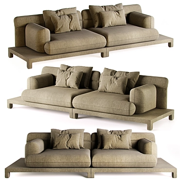 Svoya Sofa - Stylish Comfort 3D model image 1 