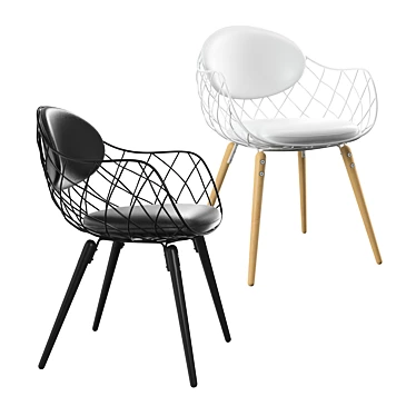 Sleek Magis Pina Chair 3D model image 1 