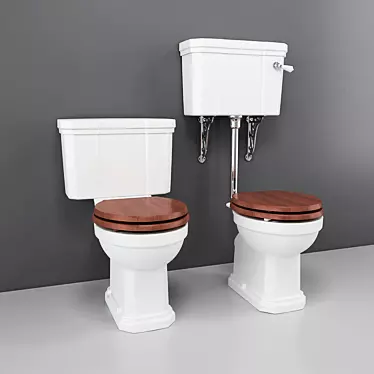 Toilet Maroon