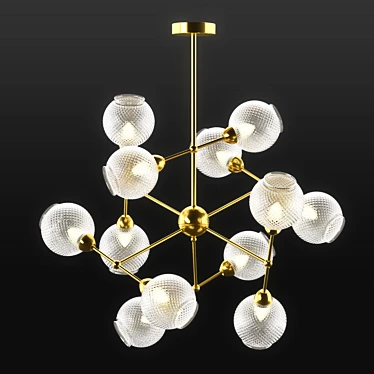 Elegant Lumion Everly Chandelier 3D model image 1 