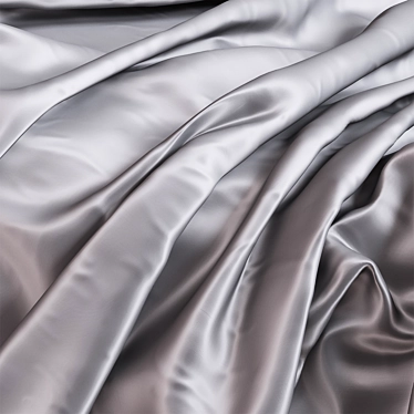 Lustrous Silk Fabric 3D model image 1 