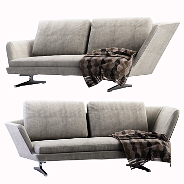 Modern Zeus V2 Sofa 3D model image 1 