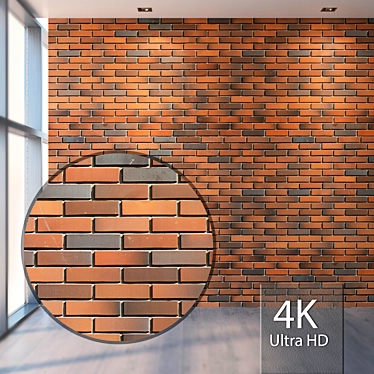 Seamless 4K Brick Texture 3D model image 1 