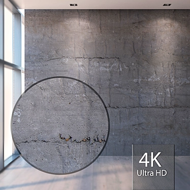 Seamless 4K Concrete Texture 3D model image 1 