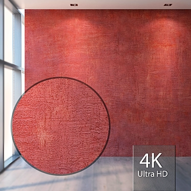 Seamless Plaster Texture in 4K 3D model image 1 