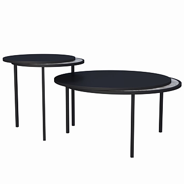 Elegant Coffee Table - WELL 3D model image 1 