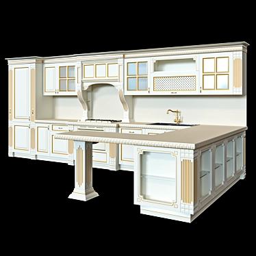 Classico Kitchen Set by VISMAP 3D model image 1 