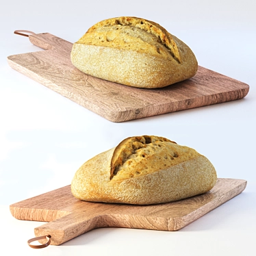 EvaSolo Nordic Board & Bread 3D model image 1 
