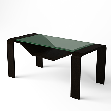 Sleek Venge Coffee Table 3D model image 1 