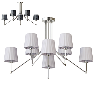 Modern MW-Light Lazio Chandelier 3D model image 1 