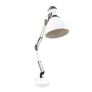 Sleek White Desk Lamp 3D model image 1 