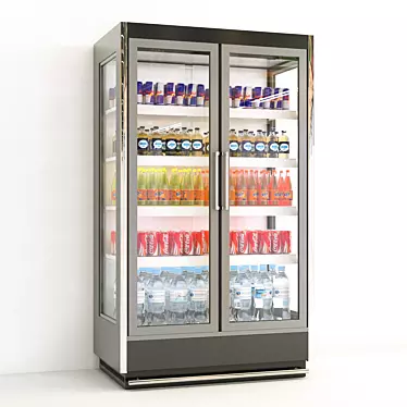 Beverage Cooling Cabinet 3D model image 1 