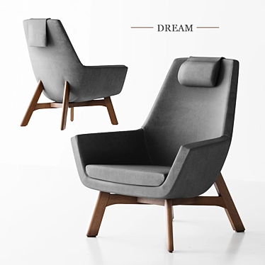 Mid-Century Dream Chair 3D model image 1 