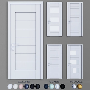 Profil Doors U - Stylish & Durable Set 3D model image 1 