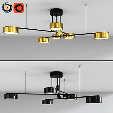 Futuristic LED Lighting Solution 3D model image 1 