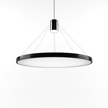 Modern Loft Chandelier - OGY POLL 3D model image 1 