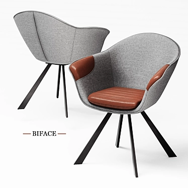 Elegance in Enveloping Comfort: La Redoute Interieurs Biface 3D model image 1 