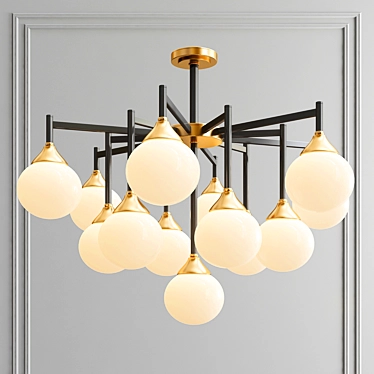 Elegant Era-CH01 Chandelier 3D model image 1 