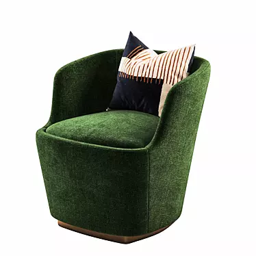 Orla Small Chair: Contemporary Elegance 3D model image 1 