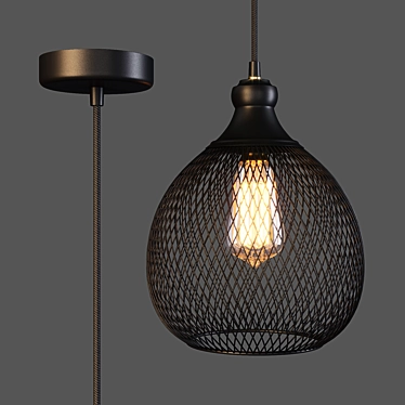 Maytoni Grille Pendant Lamp 3D model image 1 