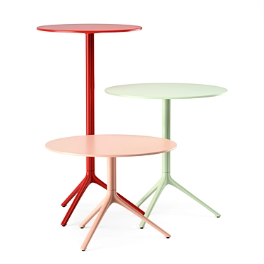 Modern Elliot Table - Stylish and Versatile 3D model image 1 