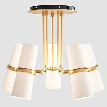 Elegant Luse Chandelier: 2013 Edition 3D model image 1 