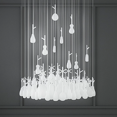 Lasvit Chandelier Vases: Blooming Elegance! 3D model image 1 