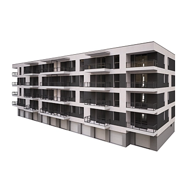 Modern Residential Complex 3D model image 1 