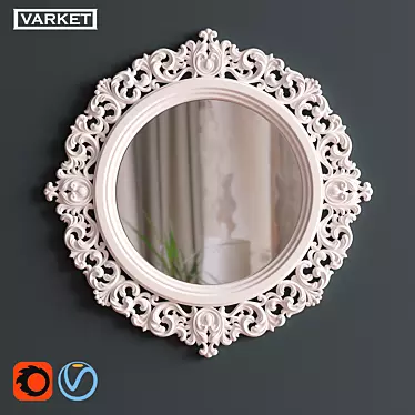 Varket Illuminasione Mirror: Modern Reflections 3D model image 1 