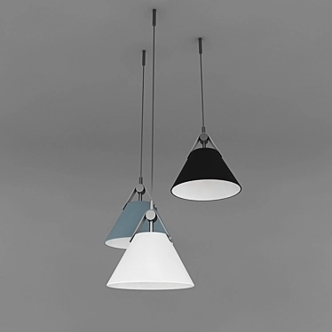 Title: Modern Ceiling Light Fixture 3D model image 1 