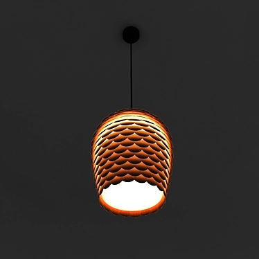 Sleek Ceiling Light: Modern Illumination 3D model image 1 
