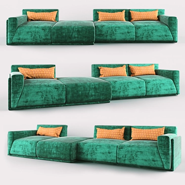 Green sofa