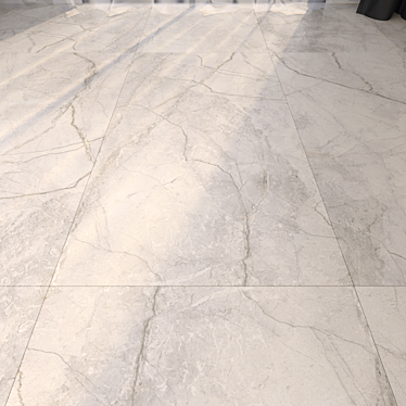 Luxury Marble Floor Tiles 3D model image 1 