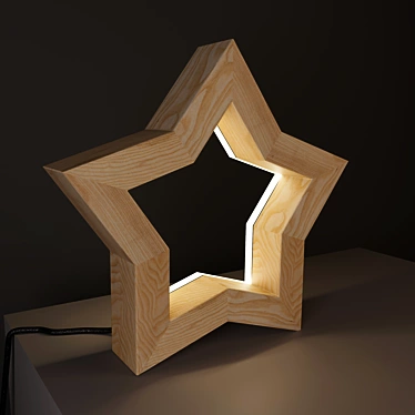 Sleek Modern Table Lamp 3D model image 1 