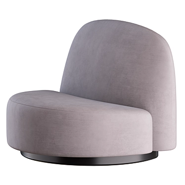 Elegant ELYSEE Armchair: Pierre Paulin Design 3D model image 1 