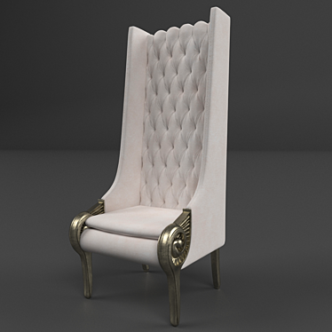 Sleek Lobby Seating 3D model image 1 