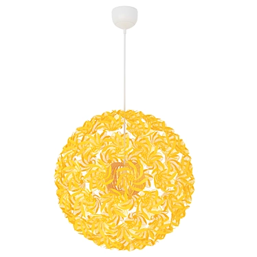 Grimsas Pendant Lamp: Yellow Elegance 3D model image 1 