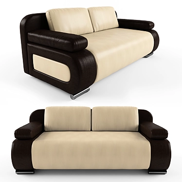 Minimalist Futuristic Sofa 3D model image 1 