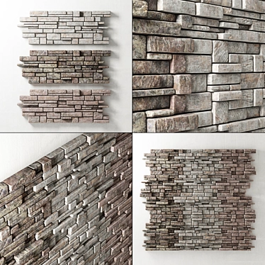 Decorative Brick Panel • №7 3D model image 1 