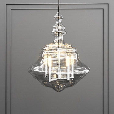 Modern Hudson Valley Washington Pendant Light 3D model image 1 