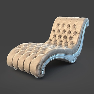 Luxury Velvet OM Couch by Fratelli Barri 3D model image 1 
