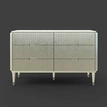 RIMINI Silver Chest by Fratelli Barri 3D model image 1 