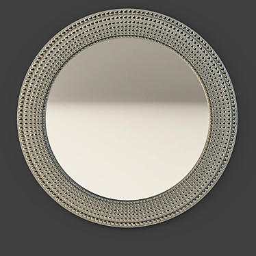 Elegant Rosy Reflection: Fratelli Barri Rimini Mirror 3D model image 1 