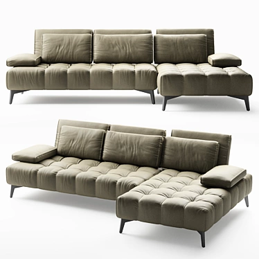  Elegant Rosemary Sofa by Calia Italia 3D model image 1 