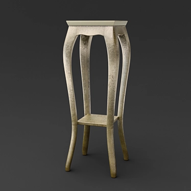 Elegant Pearl Cream Flower Stand by Fratelli Barri 3D model image 1 