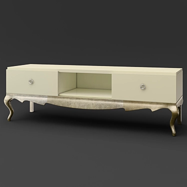 Elegant VENEZIA TV Stand- Fratelli Barri 3D model image 1 