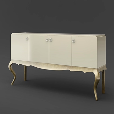 Elegant VENEZIA Buffet by FRATELLI BARRI 3D model image 1 