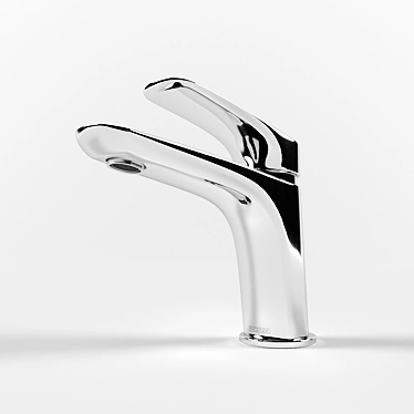 Subi Basin Mixer: Sleek, Organic Design 3D model image 1 